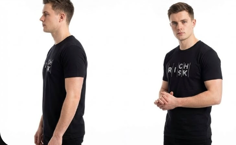 Men's Super Combed Cotton Rich Graphic Printed Regular Fit Round Neck Half Sleeve T-Shirt